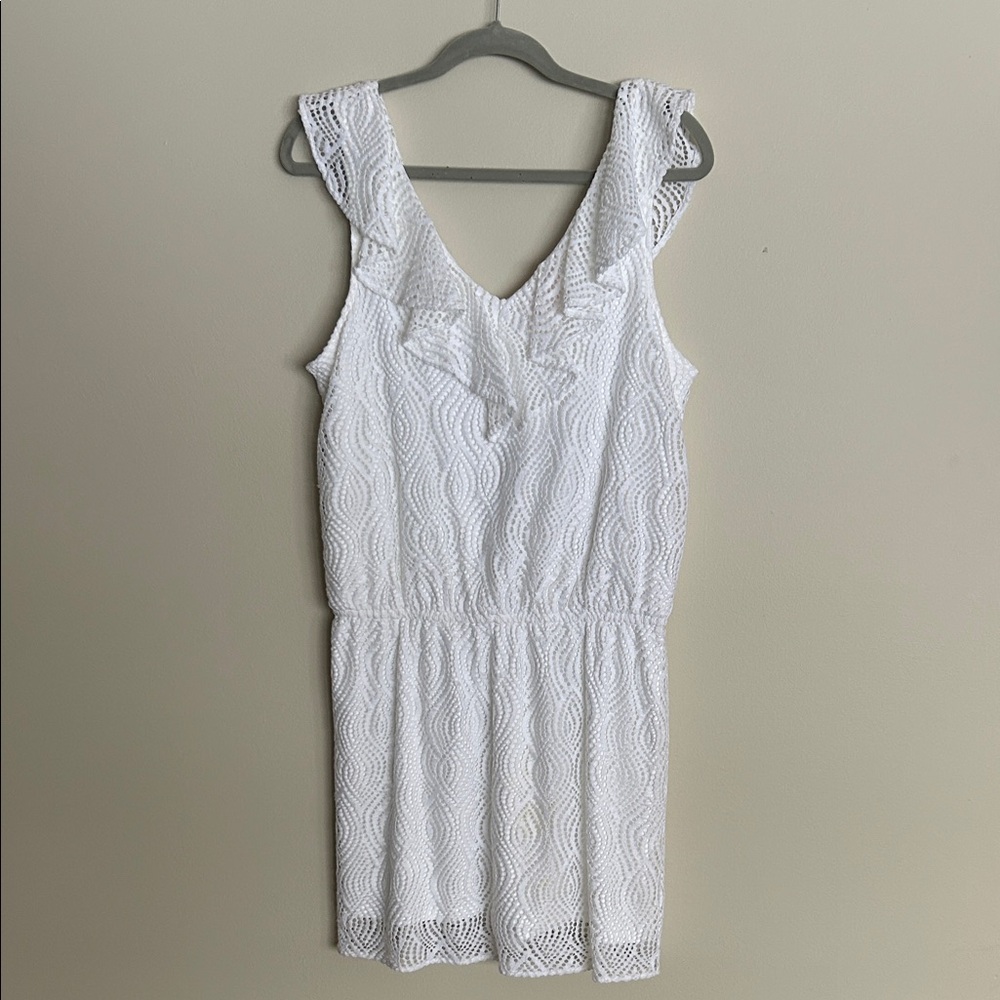 Lilly Pulitzer White Lace Romper